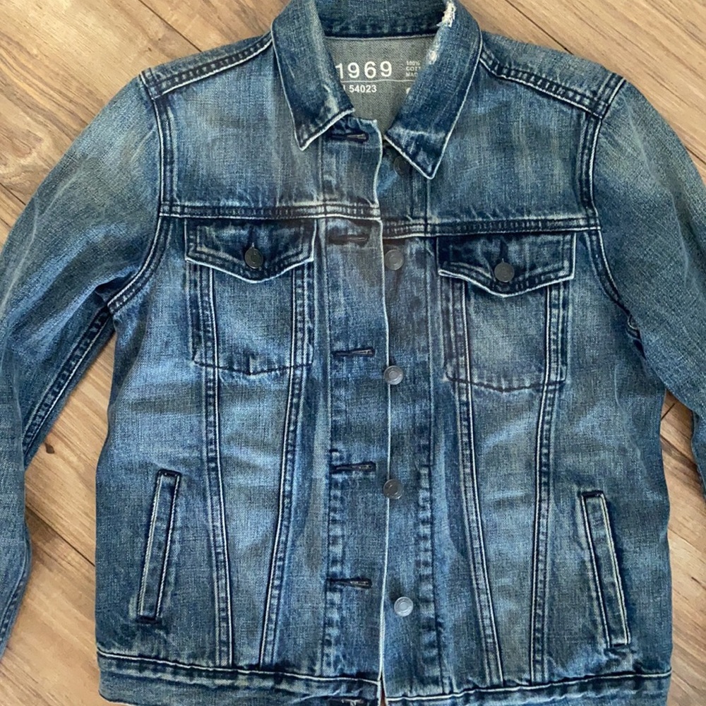 Dark Denim Jacket - image 3